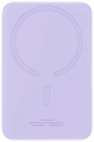 Baseus Magnetic Mini air Wireless Fast Charge Power Bank 10000mAh 20W - Purple